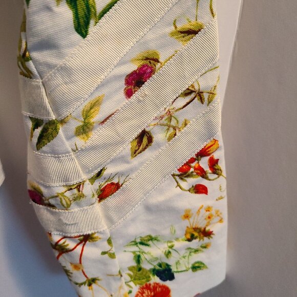 DISNEY COLLEN ATWOOD "ALICE THROUGH THE LOOKING GLASS" FLORAL BUTTON UP JACKET - Picture 6 of 11